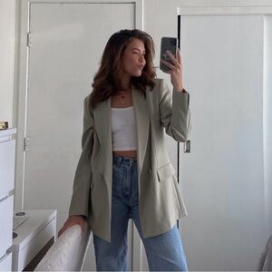 Sage Green Zara Blazer